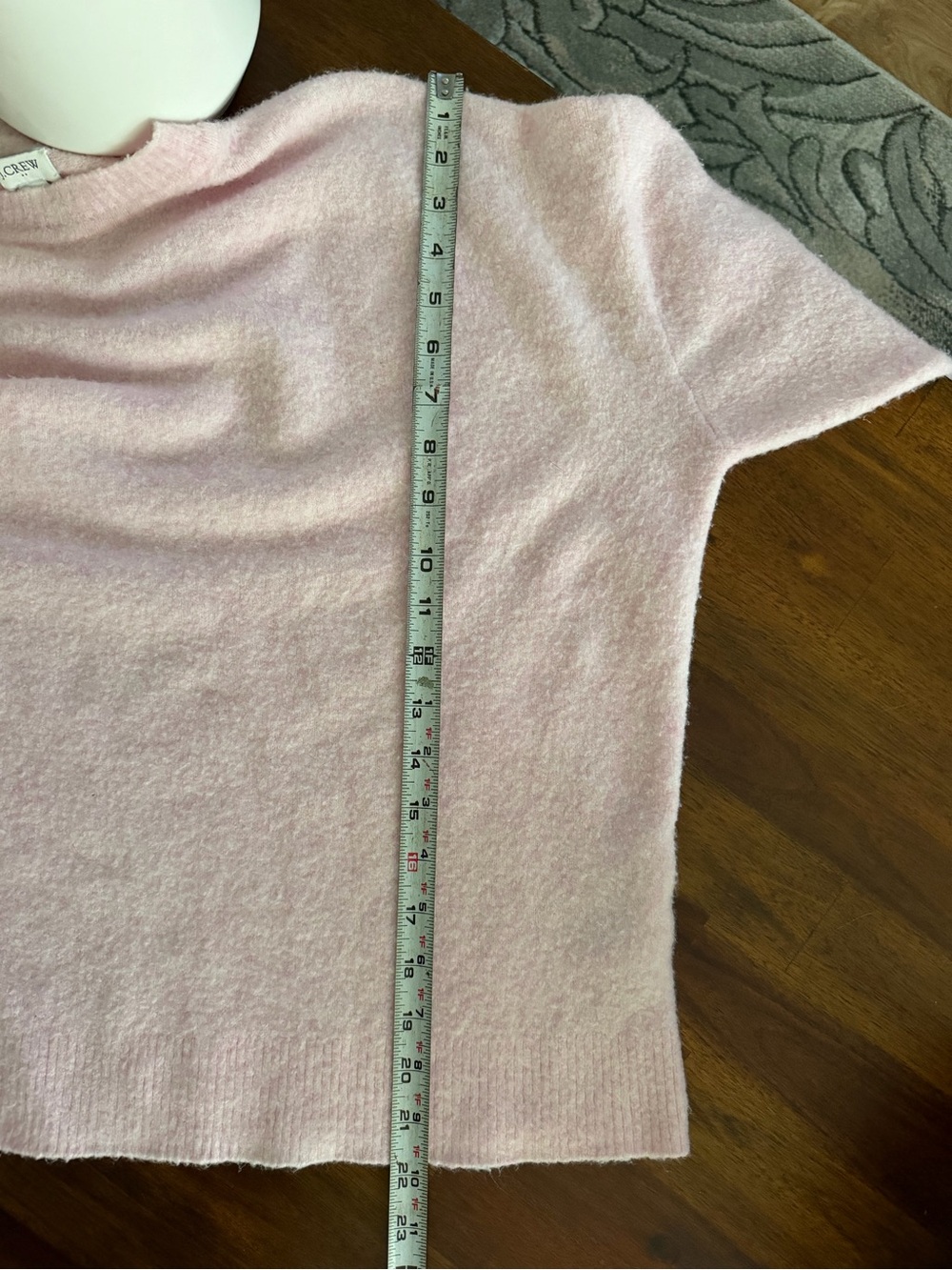 🏷️ J.Crew Re-Imagined Fuzzy Knit Oversized Sweater L - Picture 5 of 7